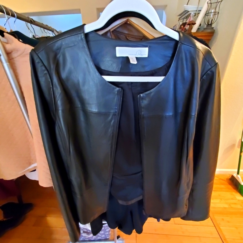 Women's leather jacket